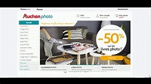 Comment utiliser un code promo Auchan Photo - YouTube