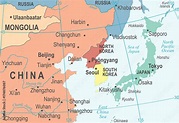 South Korea And Russia Map - Freddi Bernardina