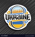 Logo for ukraine Royalty Free Vector Image - VectorStock