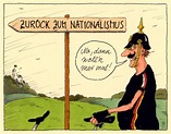 zurück By Andreas Prüstel | Politics Cartoon | TOONPOOL
