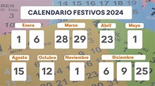 Estos son los 12 festivos que incluye el calendario laboral de 2024 ...