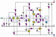 Simple 100W HiFi Audio Amplifier Circuit Diagram | Electronic Circuits ...