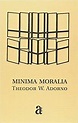 Theodor W. Adorno - Minima Moralia | LivrAndante