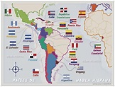 Map of Spanish-Speaking Countries - Spanish for Kids