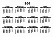 Calendario 1966 – calendarios.su