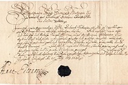 1636-Reisepass-a-firma-''Principessa-Anna-Eleonora- figlia di Langravio ...
