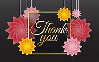 thank you Vector background 326495 Vector Art at Vecteezy