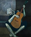 The Blue Guitar Painting