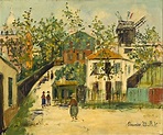 Montmartre - Maurice Utrillo - WikiArt.org - encyclopedia of visual arts