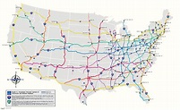 Map of US Interstate Highways : r/MapPorn