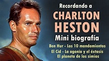 Charlton Heston. Mini biografía de un legendario actor - YouTube