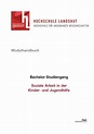 Modulhandbuch Bachelor-Studiengang Soziale Arbeit in der Kinder ...