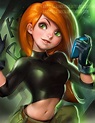 Eight Gorgeously Redrawn Cartoon Characters | Kim possible, Disney art ...