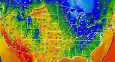Current Temperatures In Usa Map - United States Map