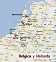 Mapa De Belgica Y Holanda | Mapa