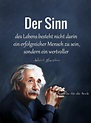 Sinn des Lebens | Bilgelik alıntıları, Albert einstein sözleri, Einstein