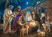 Nascimento de Jesus | Nascimento de jesus, Natal imagens, Pinturas de cruz