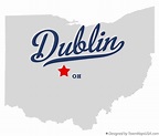 Map of Dublin, Franklin County, OH, Ohio