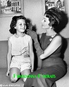 RITA HAYWORTH & YASMIN AGA KHAN 8X10 Lab Photo 1953 4 Year Old Daughter ...