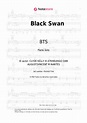 BTS - Black Swan notas para el fortepiano descargar para los ...