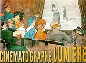 Affiche de la premiere seance publique du cinema - les freres Lumiere ...