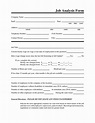 FREE 15+ Job Analysis Forms in PDF | MS Word