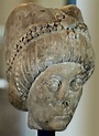 Portrait bust of a Byzantine empress, possibly Theodora ,6th century A ...