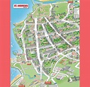 Map Of St Andrews Scotland | Severn Valley