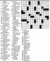 Nyt Printable Crossword Puzzles