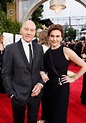 Patrick Stewart and Sunny Ozell at the 2016 Golden Globes red carpet ...