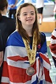 Helen Thompson competes at the Down Syndrome Swimming World ...