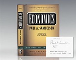 Economics Paul Samuelson First Edition Signed