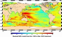 Presentación de nuevos datos sobre los cambios globales del nivel del mar