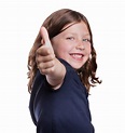 Thumbs Up Girl stock photo. Image of little, hair, thumbs - 16959290