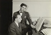 Aaron Copland with Leonard Bernstein, ca. 1940 | Library of Congress ...