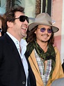 Javier Bardem and Johnny Depp - Penelope Cruz receives a star on the ...