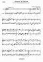 Violin Sheet Music Requiem in D minor, K. 626 - Lacrimosa (Easy ...