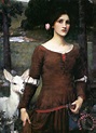 John William Waterhouse The Lady Clare painting - The Lady Clare print ...