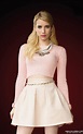 Emma Roberts as Chanel Oberlin. | Scream queens fashion, Queen outfit ...