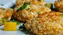 Baked Crab Cakes with Panko Bread Crumbs