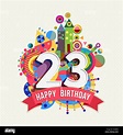 Actualizar 23+ imagen feliz cumpleaños 23 - Viaterra.mx