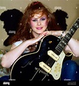 Kirsty MacColl British pop singer August 1981 Stock Photo - Alamy