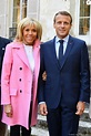 Brigitte et Emmanuel Macron lors des journée du patrimoine, le 15 ...