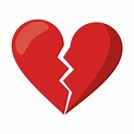 Símbolo del corazón roto amor Vector Premium | Free Vector #Freepik # ...