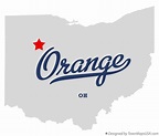 Map of Orange, Hancock County, OH, Ohio