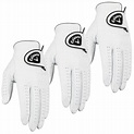 3 NEW Callaway Dawn Patrol Men's Leather Golf Glove White Size XL Cadet ...