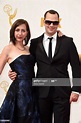 Actress Kristen Schaal and writer Rich Blomquist at the 67th Emmy Awards