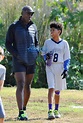 Seal Spends Quality Time With Sons Johan And Henry At Football Game