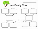 4 Children Family Tree Worksheet by Teach Simple