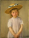 Child in a Straw Hat, by Mary Cassat 1886 | Mary cassatt, Portrait ...